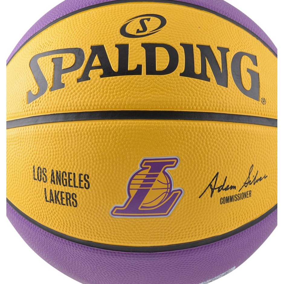 SPALDING NBA LOS LAKERS SIZE 7 83-510Z1 Yellow - Zakcret.gr