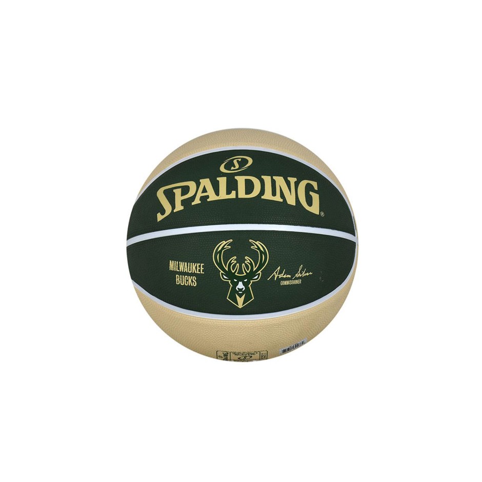SPALDING MILWAUKEE BUCKS TEAM BALL SIZE 7 84-020Z1 Πράσινο