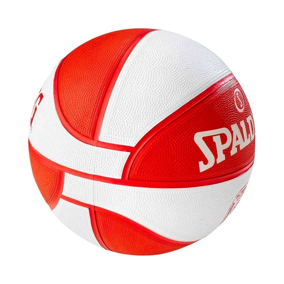 SPALDING EUROLEAGUE TEAM BASKETBALL OLYMPIACOS SIZE7 85-302Z1 Red