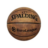 Μπάλα Μπάσκετ Καφέ - Spalding 2025 Antique Olympiacos Euroleague Εικόνα 0