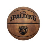 Μπάλα Μπάσκετ Καφέ - Spalding 2025 Antique Olympiacos Euroleague Εικόνα 