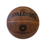 Μπάλα Μπάσκετ Καφέ - Spalding 2025 Antique Panathinaikos Euroleague Εικόνα 