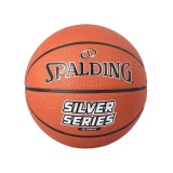 Μπάλα Μπάσκετ Καφέ - Spalding Silver Series Εικόνα 
