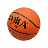 AMILA ΜΠΑΛΑ BASKET AMILA #7 RUBBER - BO7 - 100 41462-26 Πορτοκαλί Εικόνα 0