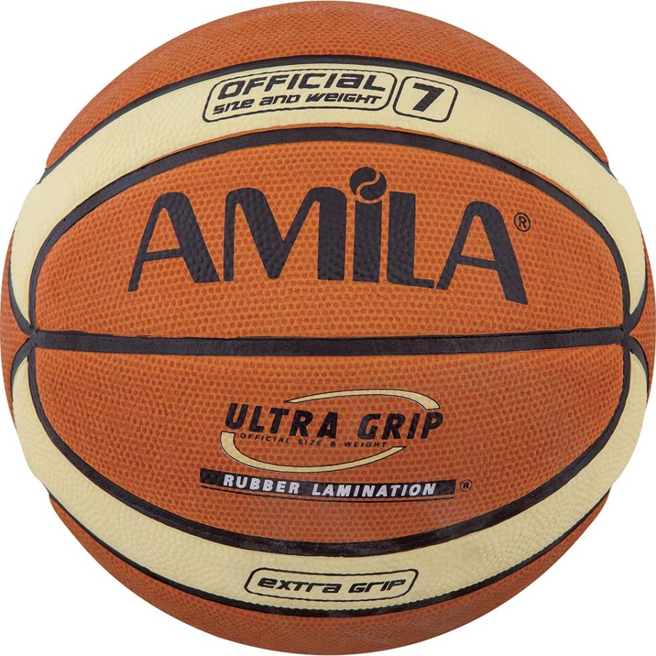 Μπάλα Μπάσκετ AMILA BASKET AMILA #7 CELLULAR RUBBER Πορτοκαλί 41509-26 