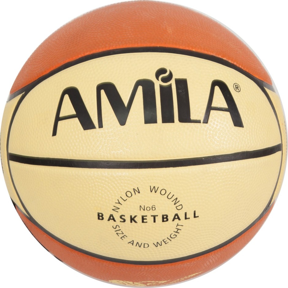AMILA ΜΠΑΛΑ BASKET AMILA #6 RUBBER SPONGE 41489-50 Πολύχρωμο
