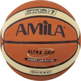 Μπάλα Μπάσκετ AMILA BASKET AMILA #7 CELLULAR RUBBER Πορτοκαλί 41509-26  Εικόνα 