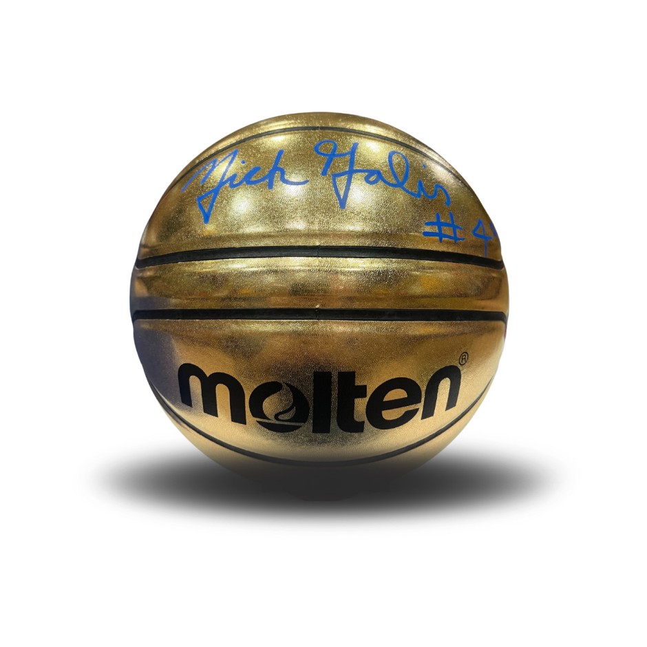 Υπογεγραμμένη Μπάλα Νίκου Γκάλη - Trace 'N Chase Nick Galis Autographed Authentic Molten Gold BG-SL7 #4