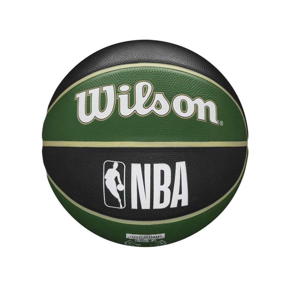 WILSON NBA TEAM TRIBUTE BSKT MIL BUCKS SIZE 7 WTB1300XBMIL Ο-C