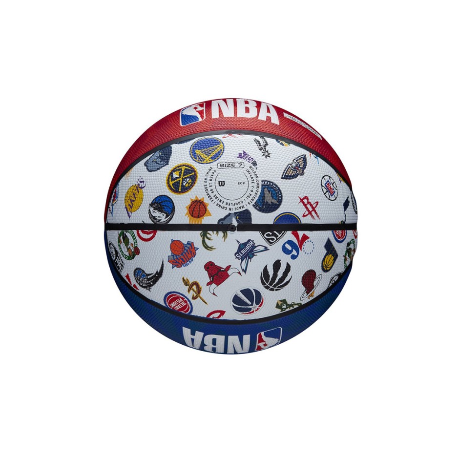WILSON NBA ALL TEAM BSKT RWB SZ7 SIZE 7 WTB1301XBNBA One Color
