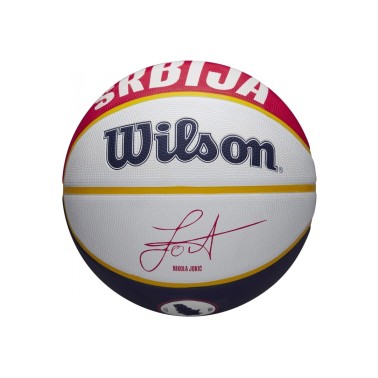 Μπάλα Μπάσκετ WILSON NBA PLAYER LOCAL BSKT SIZE 7  JOKIC Λευκό WZ4006701XB7 