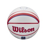Μπάλα Μπάσκετ WILSON NBA TEAM CITY COLLECTOR BSKT PHI 76ERS 7 Λευκό WZ4016423XB7 