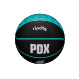 WILSON NBA TEAM CITY COLLECTOR BSKT POR BLAZE 7  WZ4016425XB7 Black Image 1