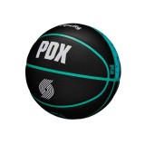 Μπάλα Μπάσκετ WILSON NBA TEAM CITY COLLECTOR BSKT POR BLAZE 7 Μαύρο WZ4016425XB7 