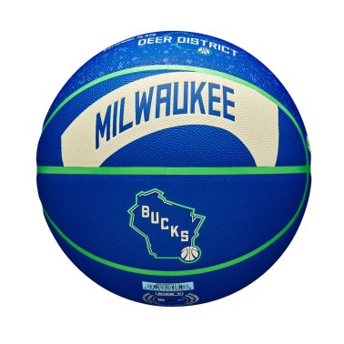 Wilson NBA Team City Edition Collector Milwaukee Bucks - Μπάλα Μπάσκετ