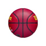 WILSON NBA PLAYER ICON OUTDOOR BSKT TRAE SIZE 7 WZ4013201XB7 Red Image 0