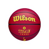 WILSON NBA PLAYER ICON OUTDOOR BSKT TRAE SIZE 7 WZ4013201XB7 Red Image 1
