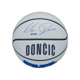 WILSON NBA PLAYER ICON MINI BSKT LUKA SIZE 3 WZ4007701XB3 White Image 0