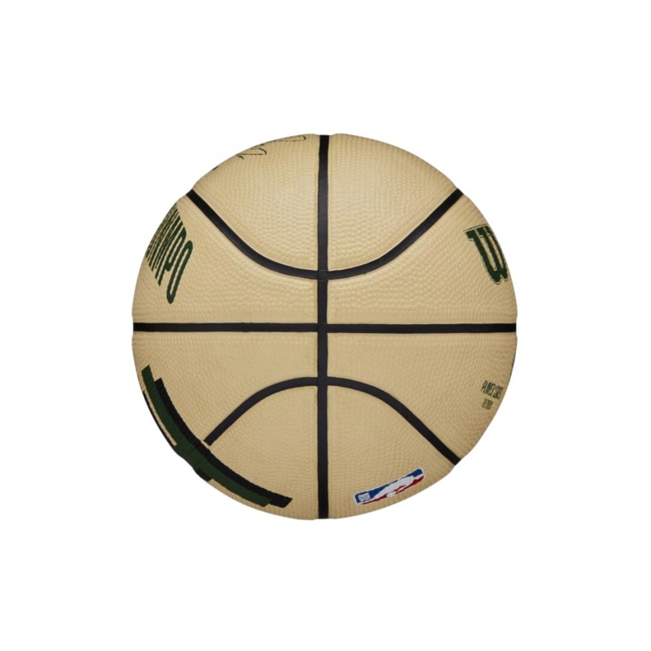 Wilson NBA Player Icon Giannis Antetokounmpo Μπεζ - Μίνι Μπάλα Μπάσκετ