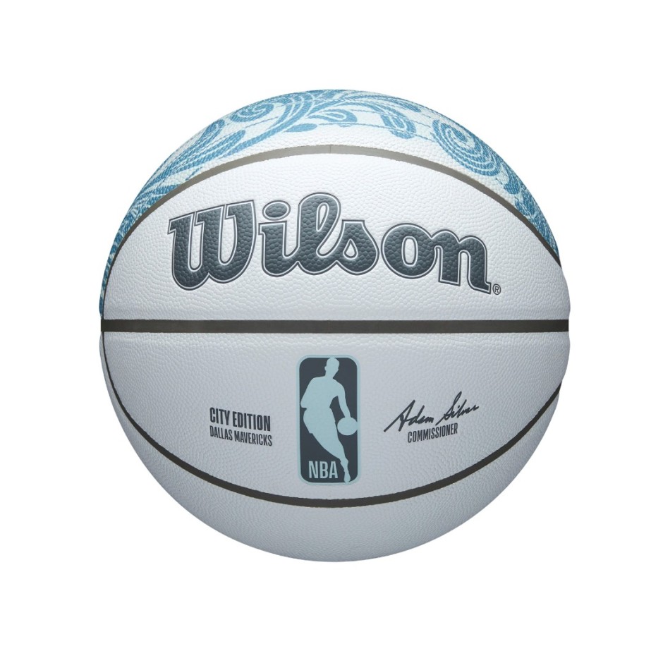 Μπάλα Μπάσκετ Λευκή - Wilson 2024 NBA Team City Edition Collector Dallas Mavericks