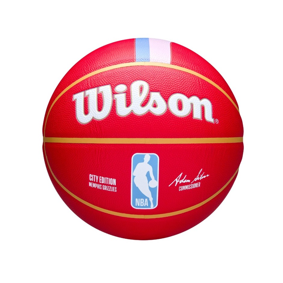 Μπάλα Μπάσκετ Κόκκινη - Wilson 2024 NBA Team City Edition Collector Memphis Grizzlies