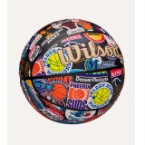 Μπάλα Μπάσκετ Πολύχρωμη - Wilson NBA All Team Retro Εικόνα 1