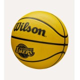 Μπάλα Μπάσκετ Κίτρινη - Wilson NBA Team Tribute Solid Basketball Los Angeles Lakers Εικόνα 2