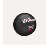 Μπάλα Μπάσκετ Μαύρη - Wilson NBA Team Tribute Mini Chicago Bulls Εικόνα 2