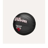 Μπάλα Μπάσκετ Μαύρη - Wilson NBA Team Tribute Mini Chicago Bulls Εικόνα 3