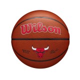 Μπάλα Μπάσκετ Καφέ - Wilson NBA Team Alliance Basketball Chicago Bulls Εικόνα 