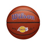 Μπάλα Μπάσκετ Καφέ - Wilson NBA Team Alliance Basketball Los Angeles Lakers Εικόνα 