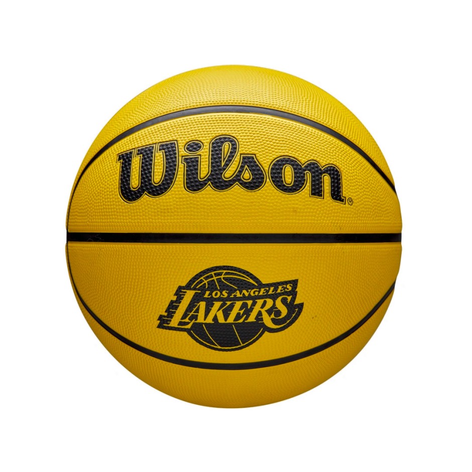 Μπάλα Μπάσκετ Κίτρινη - Wilson NBA Team Tribute Solid Basketball Los Angeles Lakers