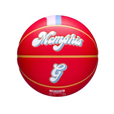 WILSON 2024 NBA TEAM CITY COLLECTOR MEM GRIZ 7 WZ4033815XB7 Red