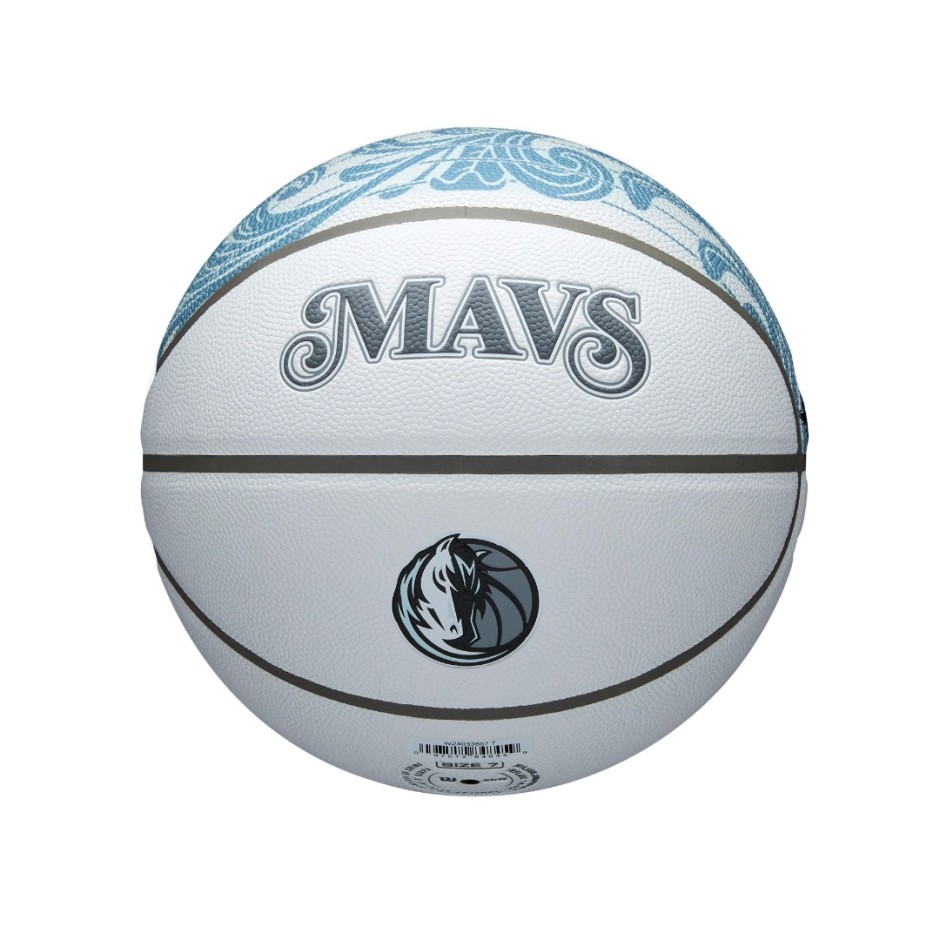 WILSON 2024 NBA TEAM CITY COLLECTOR DAL MAV 7 WZ4033807XB7 White