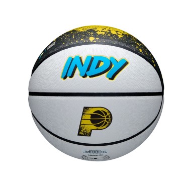 WILSON 2024 NBA TEAM CITY COLLECTOR IND PACE 7 WZ4033812XB7 White
