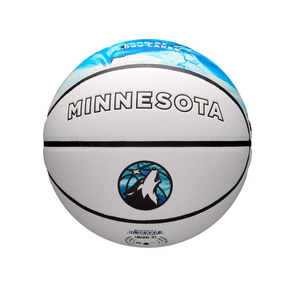 WILSON 2024 NBA TEAM CITY COLLECTOR MIN TIMB 7 WZ4033818XB7 White