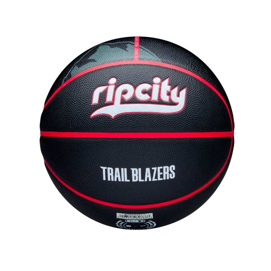 WILSON 2024 NBA TEAM CITY COLLECTOR POR BLAZ 7 WZ4033825XB7 Black