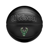 Μπάλα Μπάσκετ Μαύρη - Wilson NBA Team Premiere Milwaukee Bucks Εικόνα 
