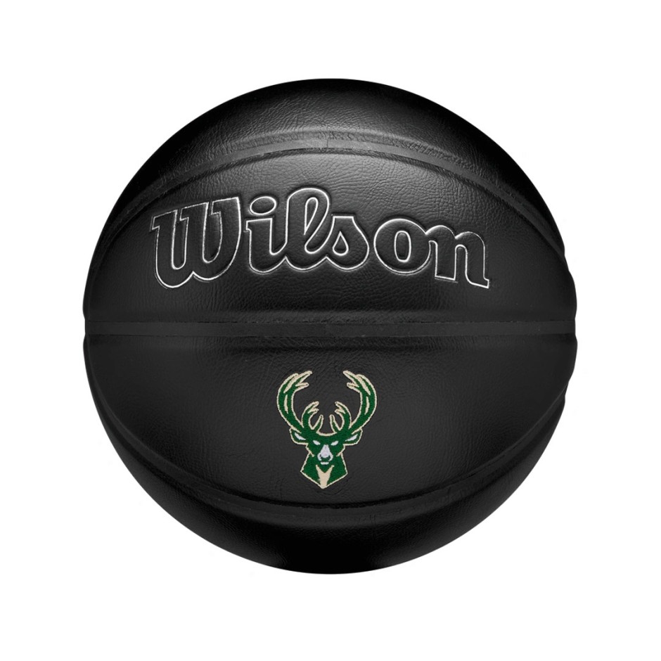 Μπάλα Μπάσκετ Μαύρη - Wilson NBA Team Premiere Milwaukee Bucks
