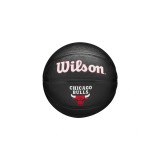 Μπάλα Μπάσκετ Μαύρη - Wilson NBA Team Tribute Mini Chicago Bulls Εικόνα 