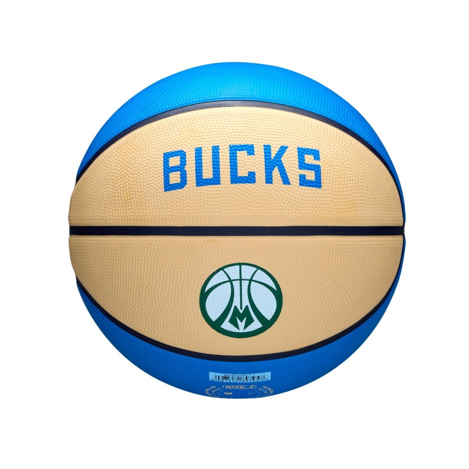 WILSON 2024 NBA TEAM CITY EDITION MIL BUCKS 7 WZ4033917XB7 Blue