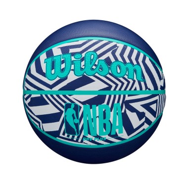 WILSON NBA DRV PLUS DAZZLE CAMO BSKT INDIGO SZ7 WZ3016102XB07 Blue