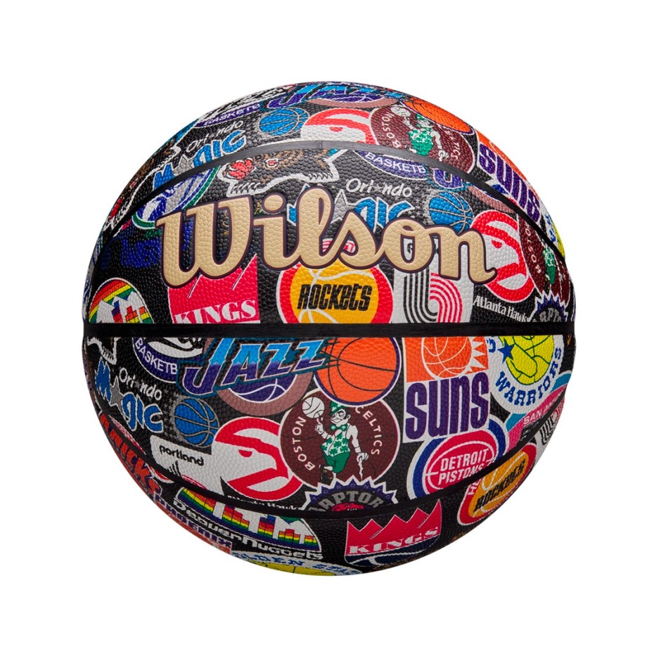 Μπάλα Μπάσκετ Πολύχρωμη - Wilson NBA All Team Retro