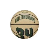 WILSON NBA PLAYER ICON MINI BSKT GIANNIS SIZE 3 WZ4007501XB3 Beige Image 