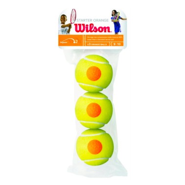 Μπαλάκια Τένις Πορτοκαλί Κίτρινα - Wilson Starter Junior Orange Tball