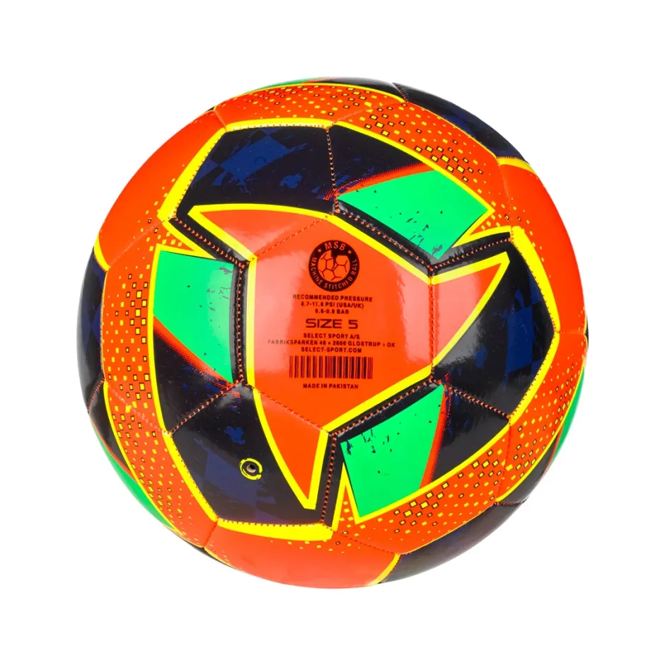 SOCCER  SELECT CLASSIC V24 SIZE5 160062-ORANGE/GREEN Orange