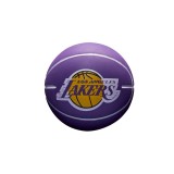 WILSON NBA DRIBBLER BSKT LA LAKERS MINI WTB1100PDQLAL Purple Image 0
