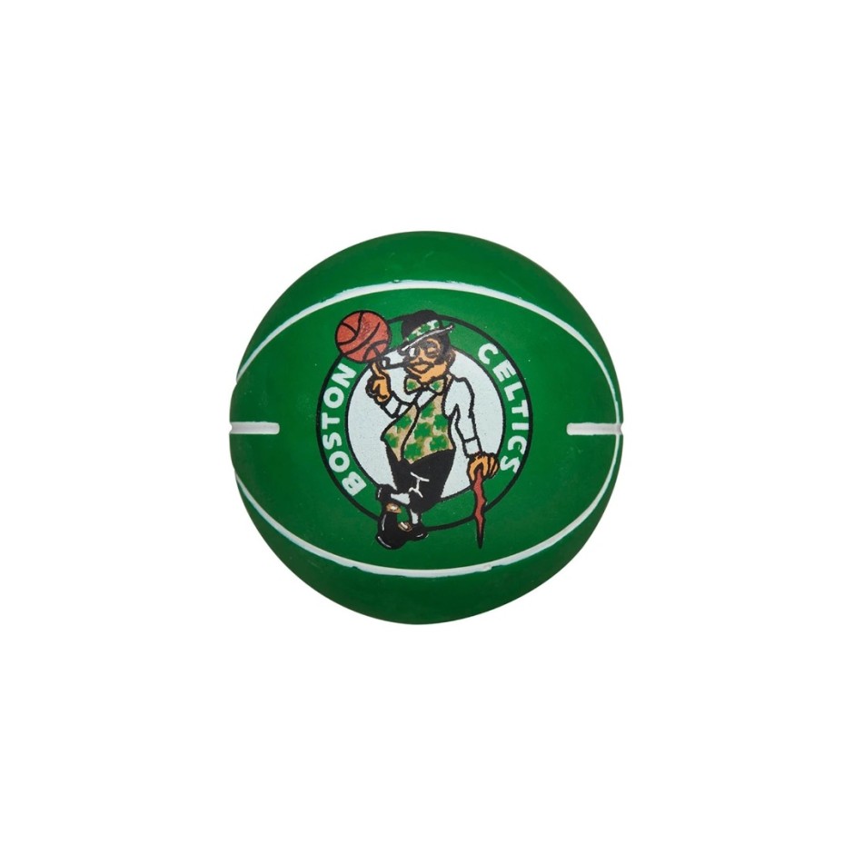 WILSON NBA DRIBBLER BSKT BOS CELTICS MINI WTB1100PDQBOS Green