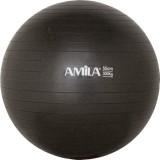 AMILA ΜΠΑΛΑ ΓΥΜΝΑΣΤΙΚΗΣ 55cm 1000gr ΣΕ ΚΟΥΤΙ - ΜΑΥΡΟ 95826-18 Μαύρο Εικόνα 