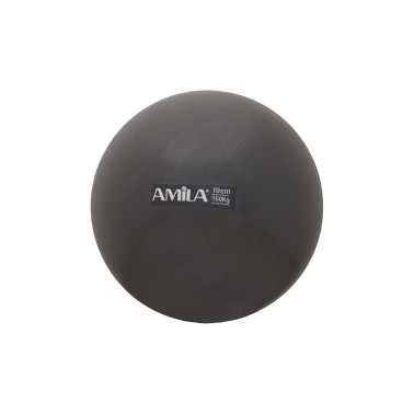 Μπάλα Pilates Μαύρη - Amila 19 cm